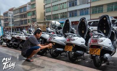 揭西启动首家摩托车销售企业带牌销售模式,买车即上牌!
